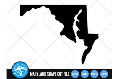 Maryland SVG | Maryland Outline | USA States Cut File