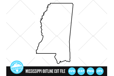 Mississippi SVG | Mississippi Outline | USA States Cut File