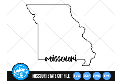 Missouri SVG | Missouri Outline | USA States Cut File