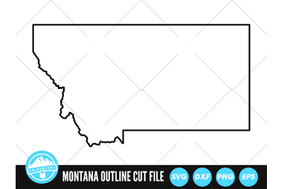 Montana SVG | Montana Outline | USA States Cut File