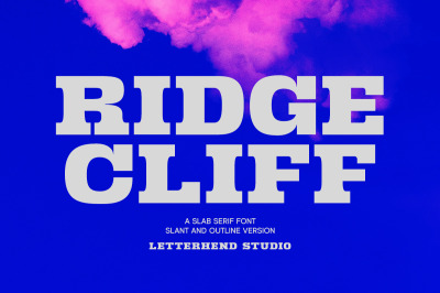 Ridge Cliff - Slab Serif Font