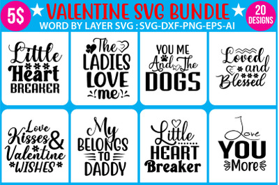 VALENTINE SVG BUNDLE