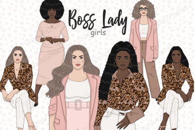 Business Women Clipart | Fashion Girl Clip Art Bundle