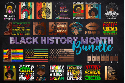 Black History Month SVG Bundle