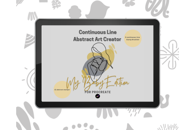 Single &2F; Continuous Abstract Line Creator &amp;lsquo;My Baby