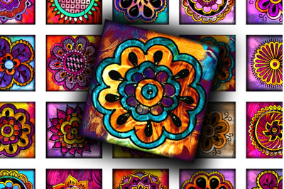 Digital Collage Sheet - Indian Patterns