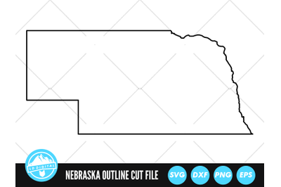 Nebraska SVG | Nebraska Outline | USA States Cut File