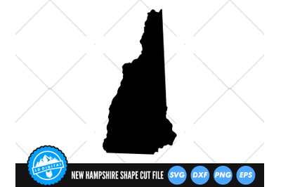 New Hampshire SVG | New Hampshire Outline | USA States Cut File