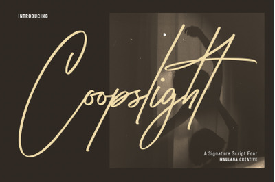 Coopslight Signature Script Font