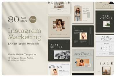 LAPER Instagram Marketing | CANVA