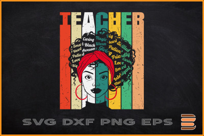 Black History Month Svg Teacher