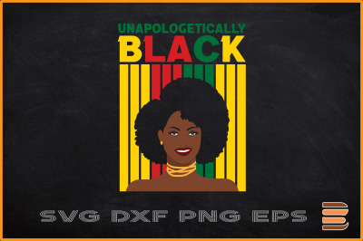 Black History Month Svg Unapologetically