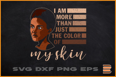 Black History Month Svg Color Skin