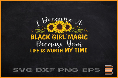 Black History Month Svg Magic Girl