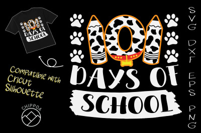 101 Day of School Dog Lover