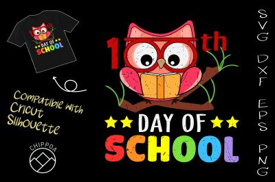 100th Day Of School Owl Cute