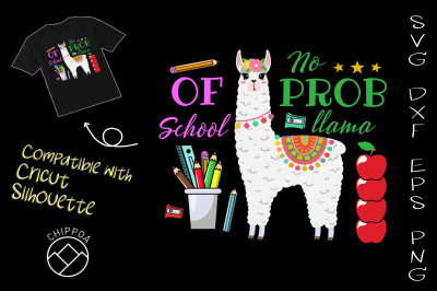 100 Days Of School No Prob-llama