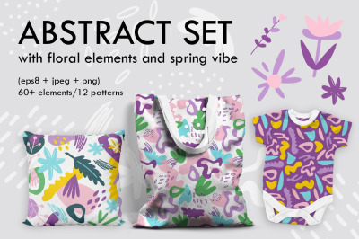 Abstract spring set