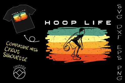 Basketball Hoop Life Retro