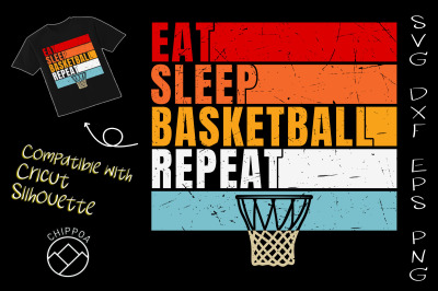 Eat Sleep Basketball Repeat