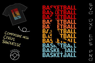 Retro Vintage Basketball