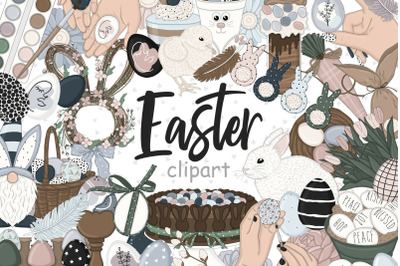 Easter Dark Clipart