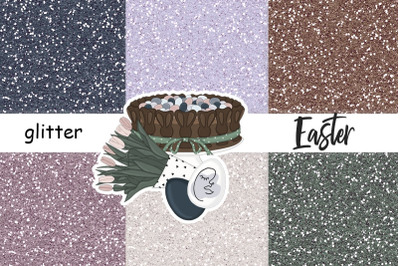 Easter Dark Glitter