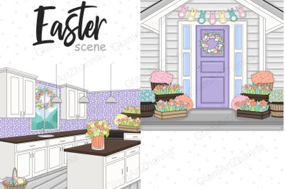 Easter Bright Scene