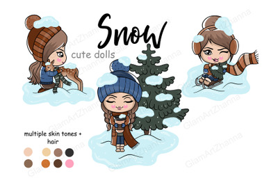 Snow Cute Dolls