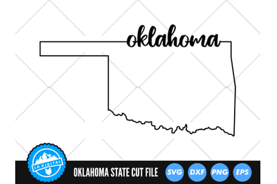 Oklahoma SVG | Oklahoma Outline | USA States Cut File