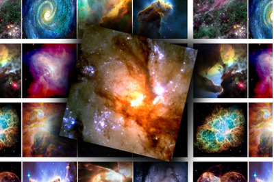 Digital Collage Sheet - Space Photos