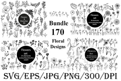Flower, bundle, SVG, Flower svg, Flower garden