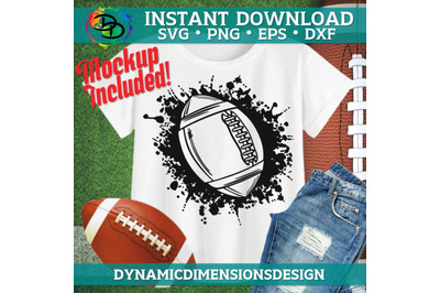 Football Clipart Splat