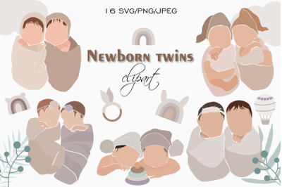 Abstract Newborn clipart, baby clipart, Newborn SVG, Milestone SVG