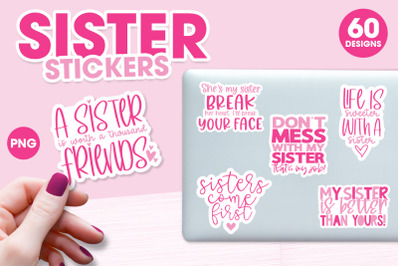 Sister Sticker Bundle | Printable stickers