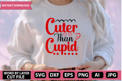 Cuter Than Cupid Svg Cut File