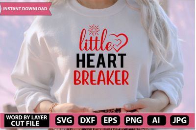 Little Heart Breaker Svg Cut File