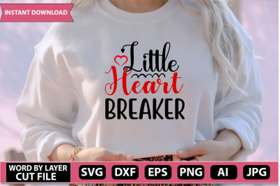 Little Heart Breaker Svg Cut File