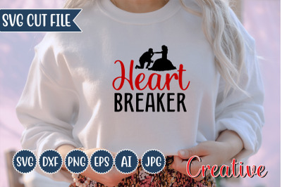 Heart breaker svg Design