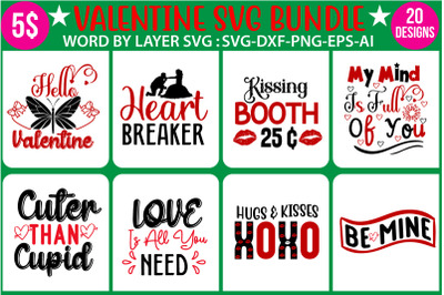 VALENTINE SVG BUNDLE