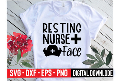 resting nurse face