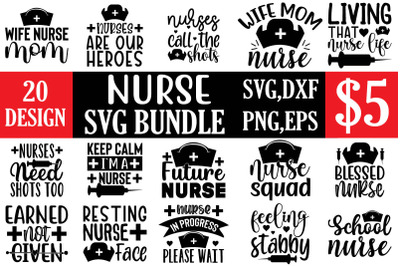 nurse svg bundle