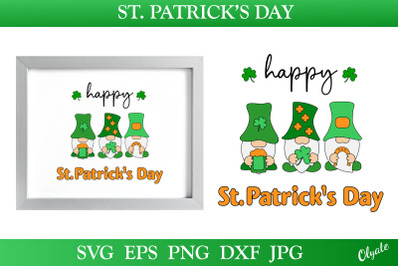 Happy St Patricks Day. St Patricks Gnome SVG