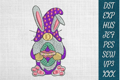 Easter Gnome 1 Embroidery Designs