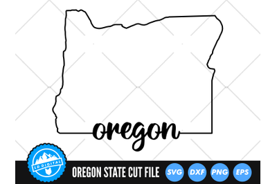 Oregon SVG | Oregon Outline | USA States Cut File