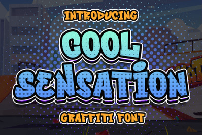 Cool Sensation - Graffiti Font