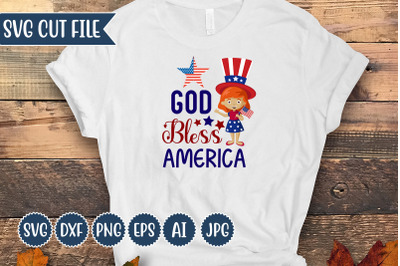 God bless America  SVG Design