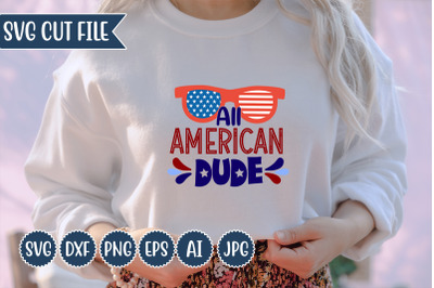 All American Dude SVG Design