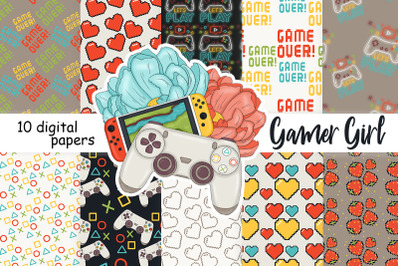 Gamer Girl Pattern