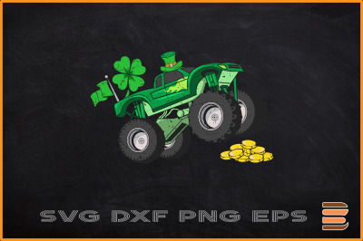 St Patricks Day Svg Monster Truck